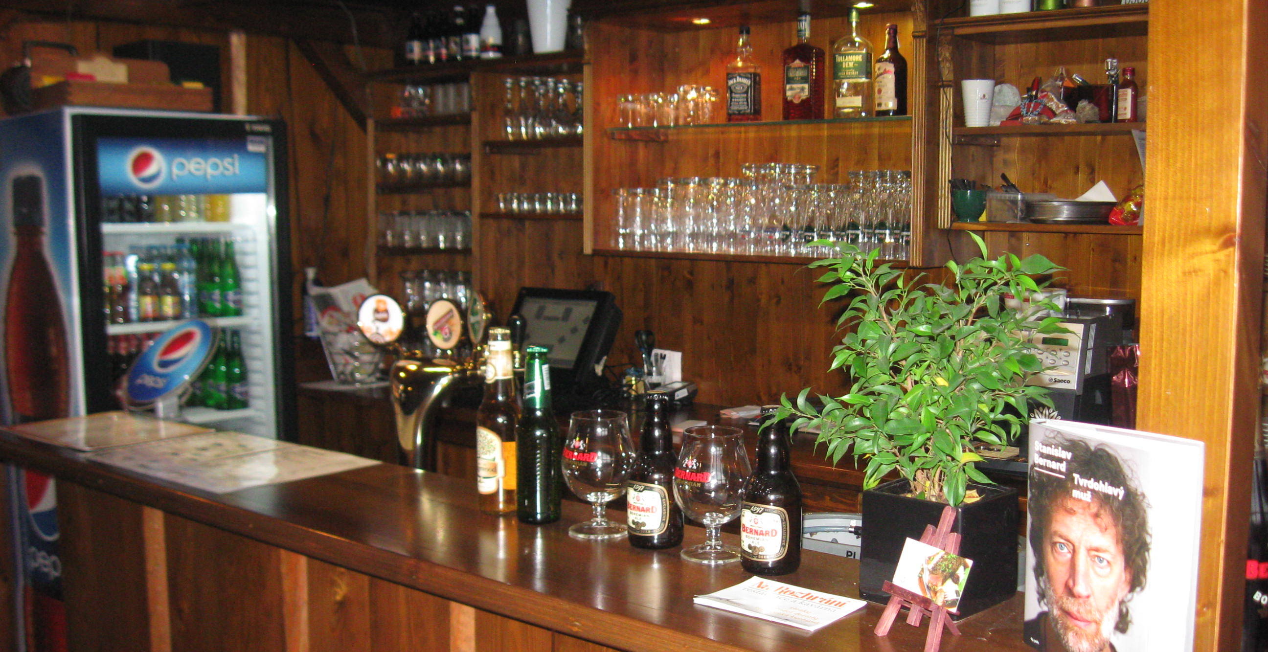 Restaurace Na Rozhrání v Klatovech interiér
