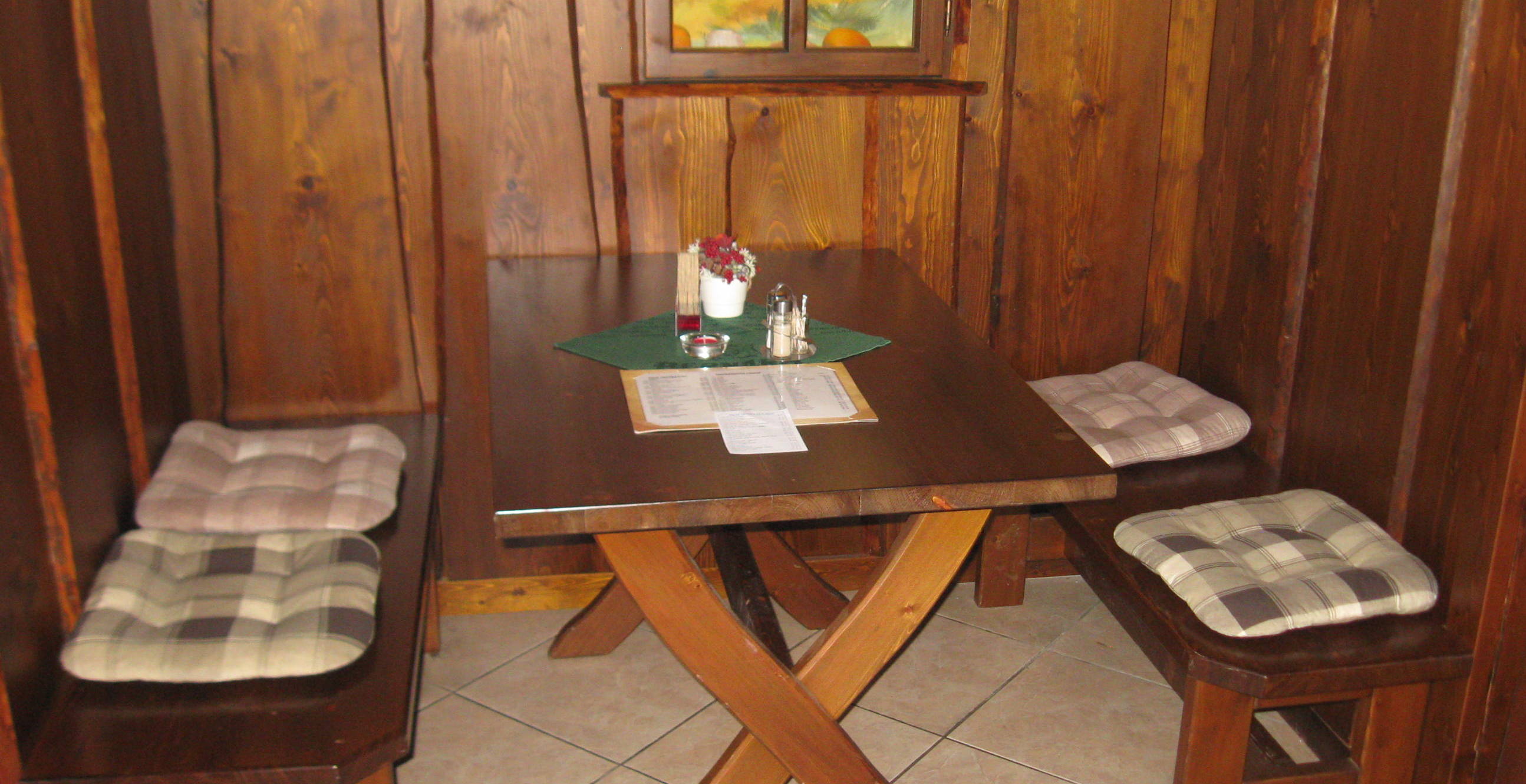 Restaurace Na Rozhrání v Klatovech interiér